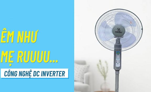 Quạt cây đứng điều khiển từ xa CHEFMAN CM – D408K, chế độ đảo gió chống sốc nhiệt