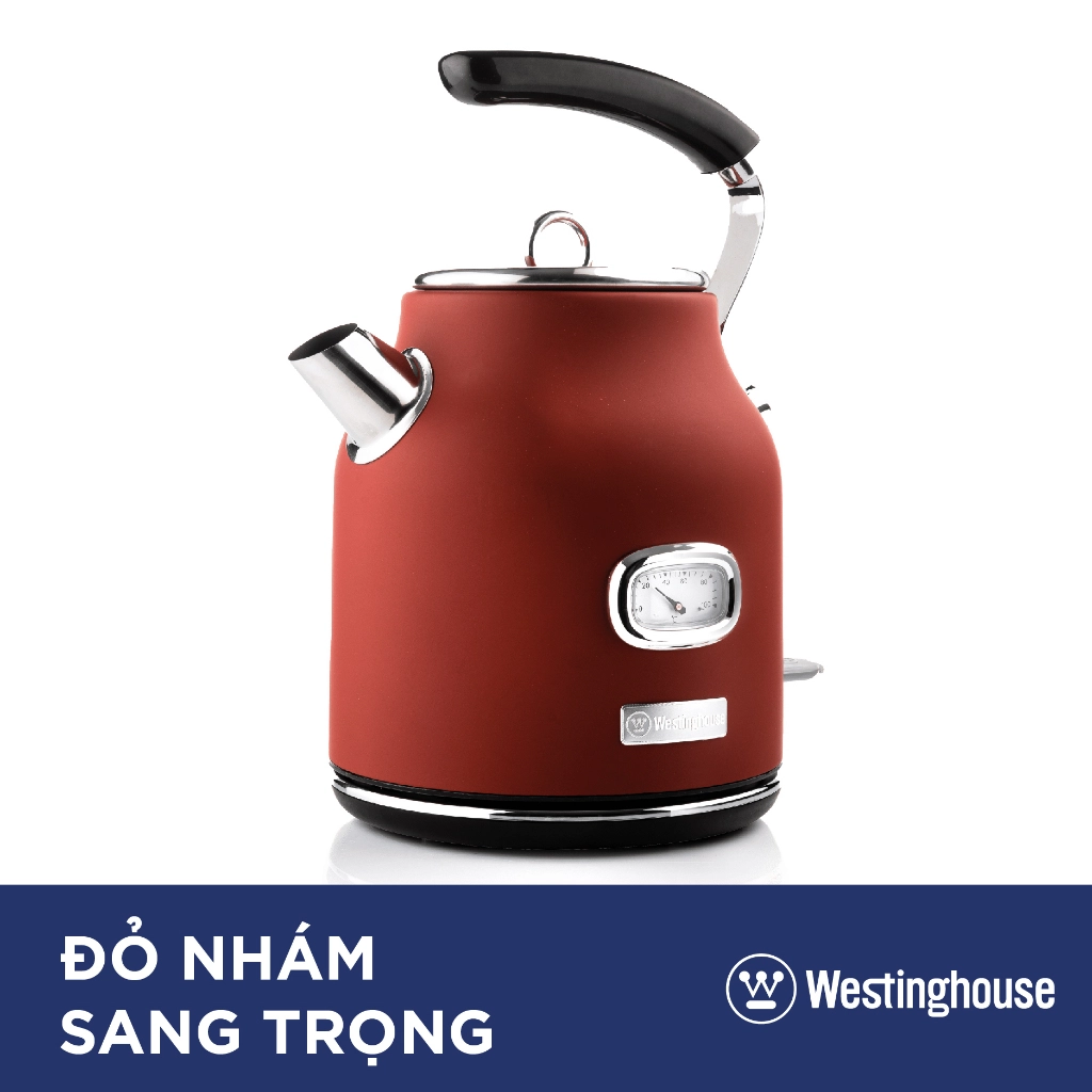Ấm Điện Đun Nước Westinghouse WKWKH148 1.7L 2200W - Hàng Chính Hãng, Bảo Hành 12 Tháng